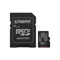 Kingston Technology 512GB microSDXC Canvas Select Plus Gen3 150MB/s A1 Card + Adapter