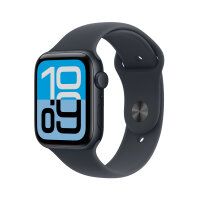 Apple Watch SE (3nd generation) SE 3 GPS 44mm Midnight Aluminium Case with Midnight Sport Band - M/L