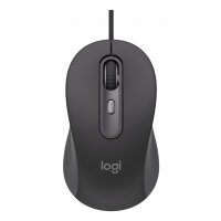 Logitech Signature Wired M520 for Business mouse Office Ambidextrous USB Type-C Optical 4000 DPI