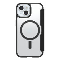 OtterBox React Folio for MagSafe Series for Apple iPhone 16e/15/14/13, transparent/black - No Retail Packaging