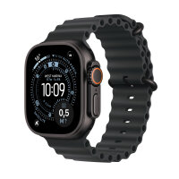 Apple Watch Ultra 3 GPS + Cellular 49mm Black Titanium Case with Black Ocean Band