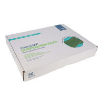 CONCEPT 50 FOOLSCAP SUSPENSION FILE GREEN CDU
