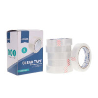 CONCEPT BOX 6 CLEAR TAPE 24MM X 66M