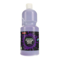 WORLD OF COLOUR 1ltr POSTER PAINT - VIOLET