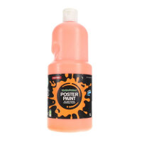 WORLD OF COLOUR 1ltr POSTER PAINT - ORANGE
