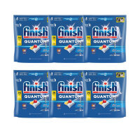 Finish Quantum Lemon Dishwasher Tabs 6x36 Tabs (Pack of 216) 3312419CASE