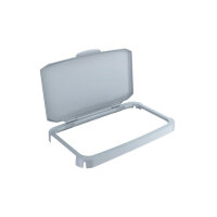Durable 60L Hinged Bin Lid Grey Recycling Bin Lid Food Safe Durabin 1800500050