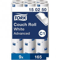 Tork Advanced C1 White Couch Roll (Pack of 9)