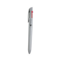 5 Star 4 Colour Ballpoint Pen Grey Barrel Black/Blue/Red/Green (Pack of 12) FS667979