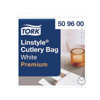 Tork Linstyle Cutlery Bag White (Pack of 50) 509600