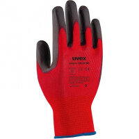 Uvex Unipur 6639 RD PU-Coated Work Gloves 9 (Pack of 10)
