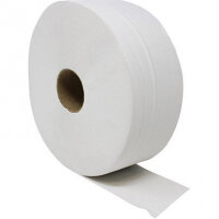 Arco Essentials White Jumbo Toilet Roll 400m (Pack of 6)
