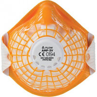Alpha Solway Alpha Flow AMF-3V Valved FFP3 Dust Mask (Pack of 10)