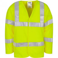 Arco Yellow Long-Sleeve Flame-Retardant Hi-Vis Vest S