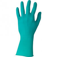 Ansell TNT 92-605 Green Long-Cuff Nitrile Disposable Gloves Large (Pack of 100)