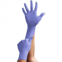 Ansell Microflex 93-843 Purple Nitrile Gloves 10 (Pack of 100)
