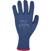 Arco Essentials Navy Lightweight PVC-Dotted Work Gloves XL