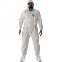 Ansell AlphaTec 2000 Standard Model 122 White Chemical Coverall L
