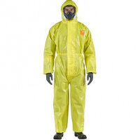 Ansell AlphaTec 3000 Model 111 Yellow Chemical Coverall M
