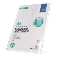 Concept A4 Countertop Sign Holder - Portrait 210 x 297mm