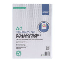 Concept A4 High Quality Pvc Wall Mountable Poster Sleeve 210x297mm