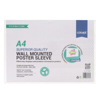 Concept A4 Superior Quality Wall Mounted Poster Sleeve 297x210mm
