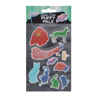 Crafty Bitz Super Cute Puffy Pals Stickers - Animals