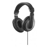 Hama Shell II Headphones Wired Head-band Music Black, Dark Grey