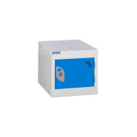 QMP Cube Locker 450h x 450w x 450d mm Blue door Camlock