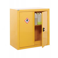 QMP Hazardous Substance Cupboard 900h x 900w x 460d mm yellow