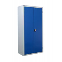 QMP Workplace Cupboard 1800h x 900w x  460d mm Blue doors