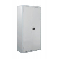 QMP Workplace Cupboard 1800h x 900w x  460d mm light grey doors