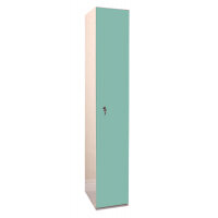Laminate Plant-On Door Lockers 1800h x 300w x 300d mm 1 door camlock Aquamarine