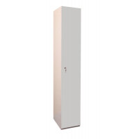 MFC Plant-On Door Lockers 1800h x 300w x 300d mm 1 door camlock Light grey