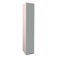 MFC Plant-On Door Lockers 1800h x 300w x 300d mm 1 door camlock Dust grey