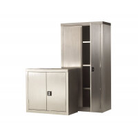 Stainless Steel Cupboard - Including 2 Shelves -1200h x 900w x 460d mm