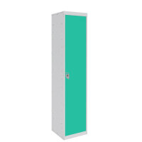 Dual USB Tablet and Laptop Charging Locker 1800h x 380w x 380d mm 10 comp/1 door Lagoon Blue
