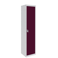 Dual USB Tablet and Laptop Charging Locker 1800h x 380w x 380d mm 15 comp/1 door Berry Burst
