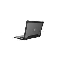 MAXCases Extreme Shell-L for MacBook Air 13.6" (2022 M2) & MacBook Air 13.6 M3 (A3113) & MacBook Air 13.6" M4 (2025) (Black/Clear)