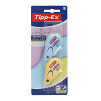 Tippex Pastel Mini Correction Tape Pocket Mouse Pack of 2