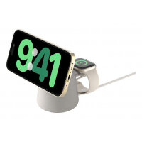 Belkin WIZ027MYH37 mobile device charger Watch, Headset, Smartphone White USB Wireless charging Fast charging Indoor