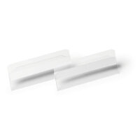 Durable Self Adhesive Ticket Label Holder Document Pocket - 10 Pack - 100 x 38mm