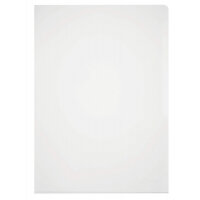Durable Plastic Cut Flush Document Wallet Folder - 50 Pack - A4 Clear
