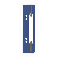 Durable FLEXI Punched Filing Strip Binding Clip Bar Tab - 250 Pack - Navy Blue