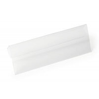 Durable Clip-On Ticket Label Holder Document Pocket - 10 Pack - 210 x 74mm