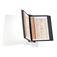 Durable SHERPA WALL 10 Display Panel Document Holder - 10 Panels - A4 Black