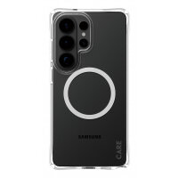 PanzerGlass CARE™ by ® Samba Case Transparent w. White Qi Samsung Galaxy S26 Ultra