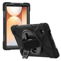 Techair TAXSGA043H Samsung Tab A11 military grade drop protection rugged case with hand strap