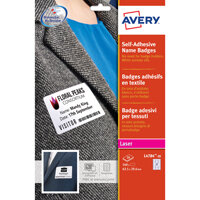 Avery Self- Adhes Name Badge 27 Per Sheet White (Pack of 540) L4784-20 Avery Self- Adhes Name Badge 27 Per Sheet White (Pack of 540) L4784-20