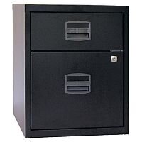 Bisley PFA A4 Mobile Home Filer With 1 Filing & 1 Stationery Drawer Black BY31012 Bisley PFA A4 Mobile Home Filer With 1 Filing & 1 Stationery Drawer Black BY31012